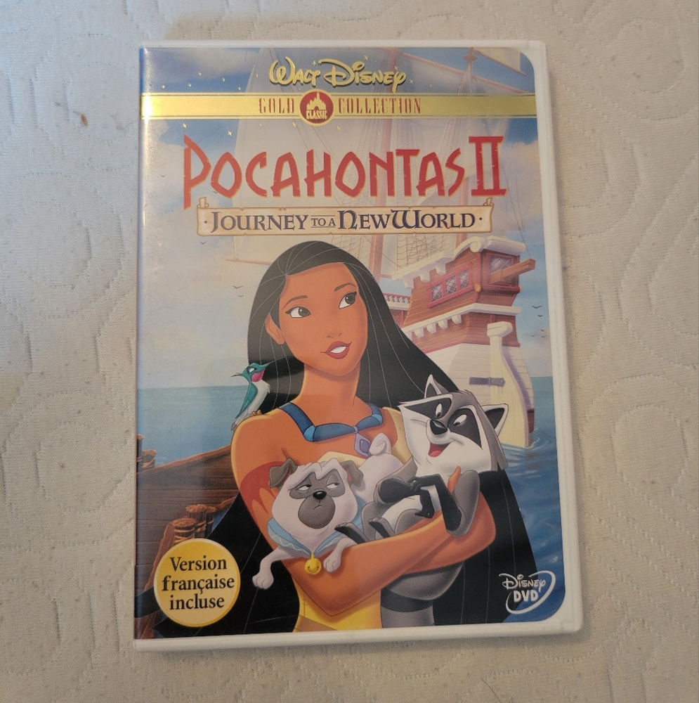 ⭐️2/$15⭐️Disney Pocahontas II DVD